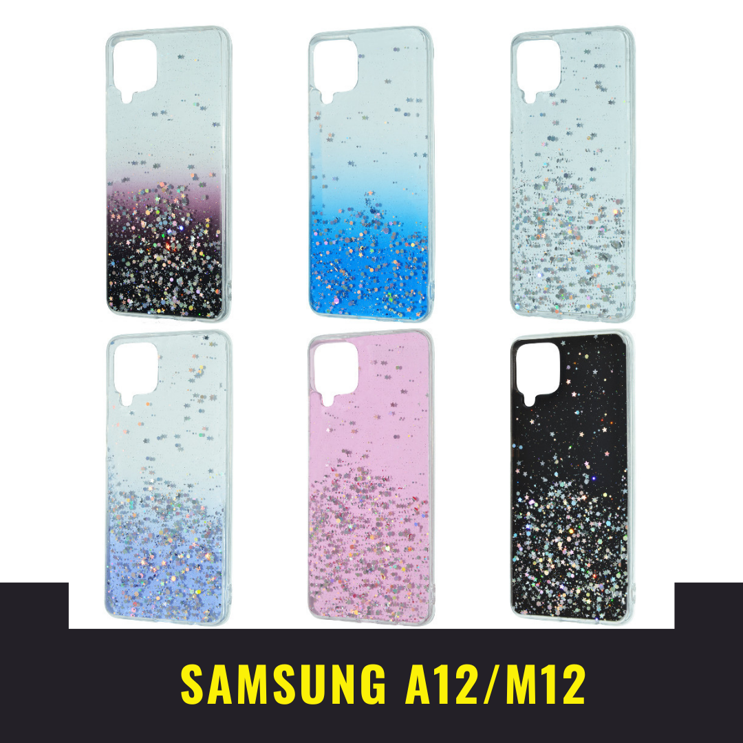 WAVE Confetti Case (TPU) Samsung Galaxy A12/M12